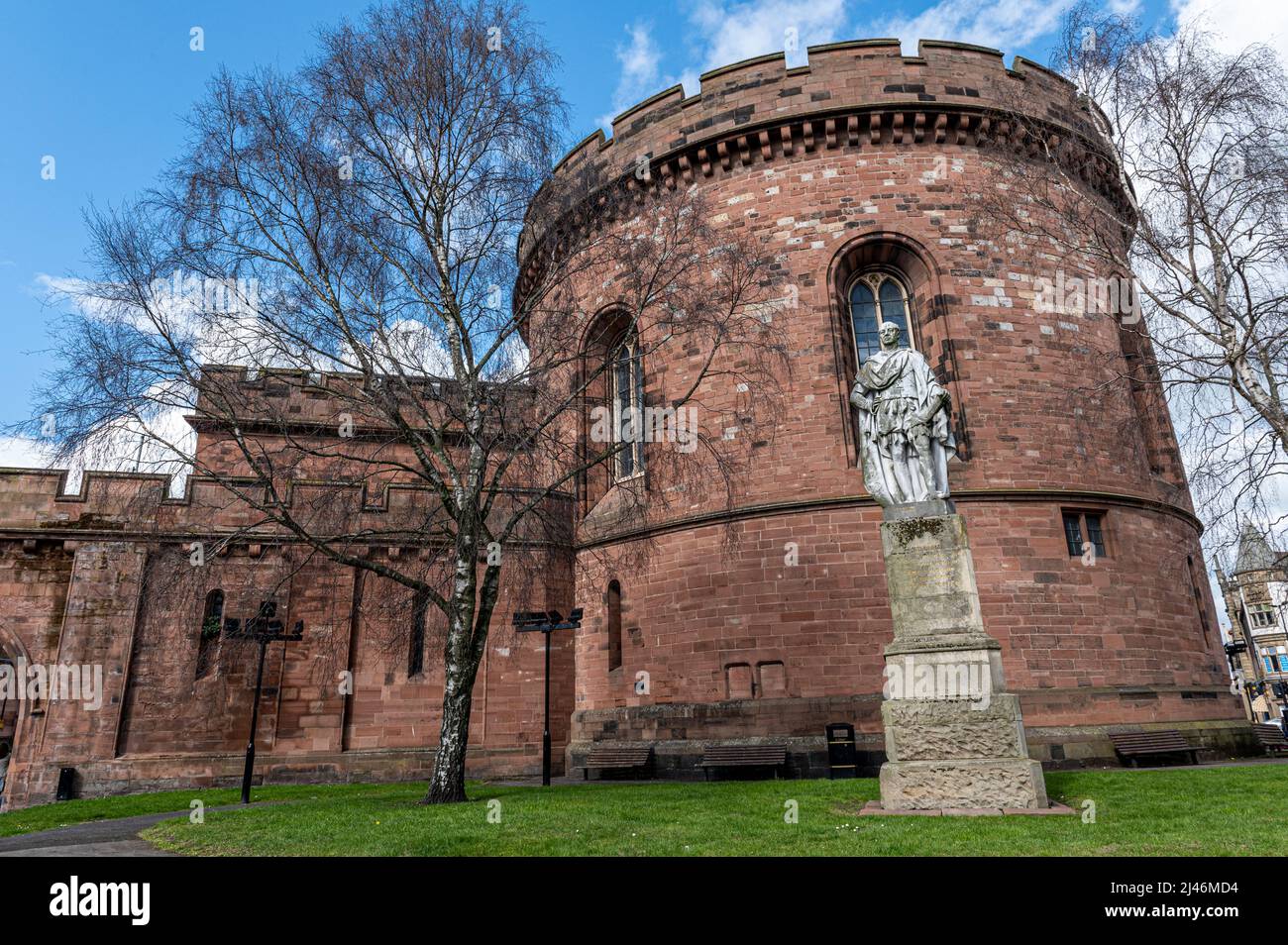 Cittadella di Carlisle Foto Stock