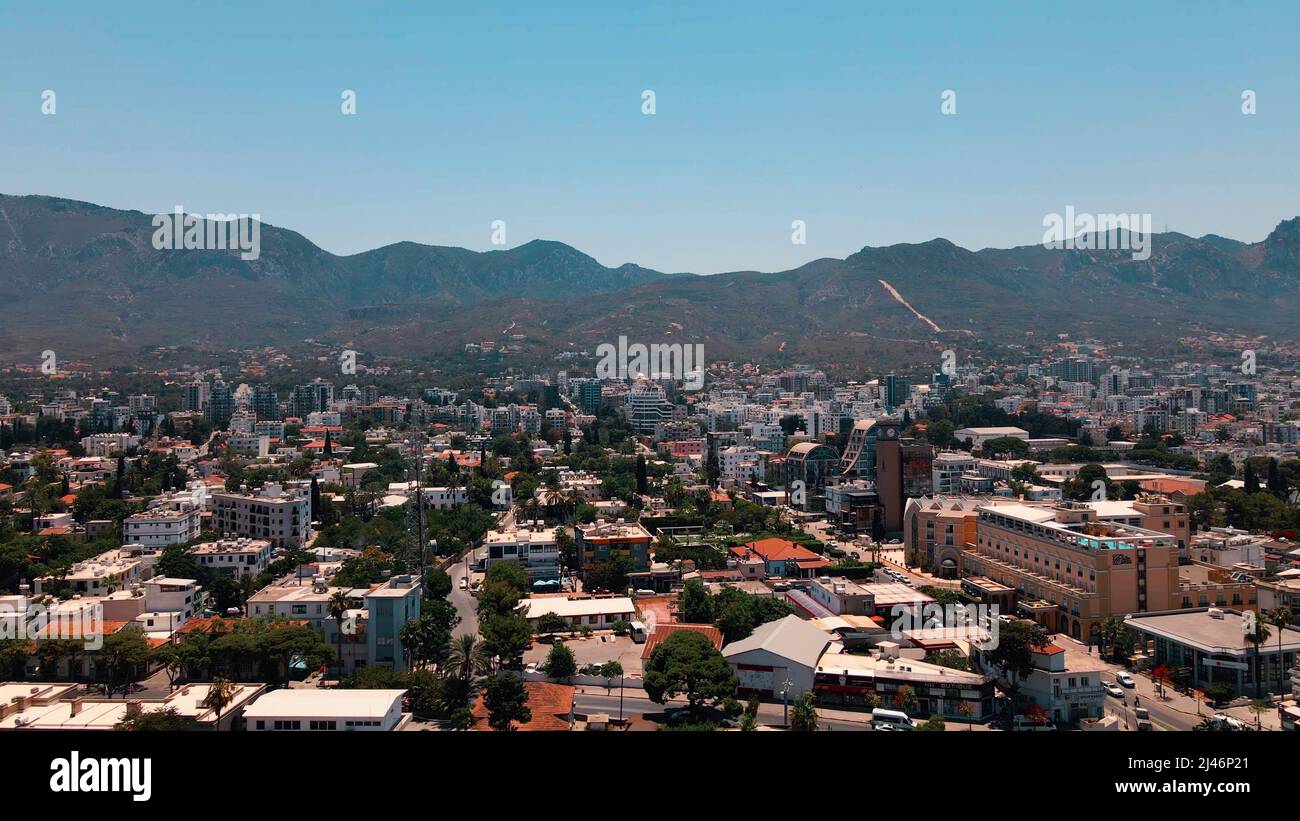 Kyrenia Castello edificio medievale e storico porto vecchio a Kyrenia, Nord Cipro Foto Stock