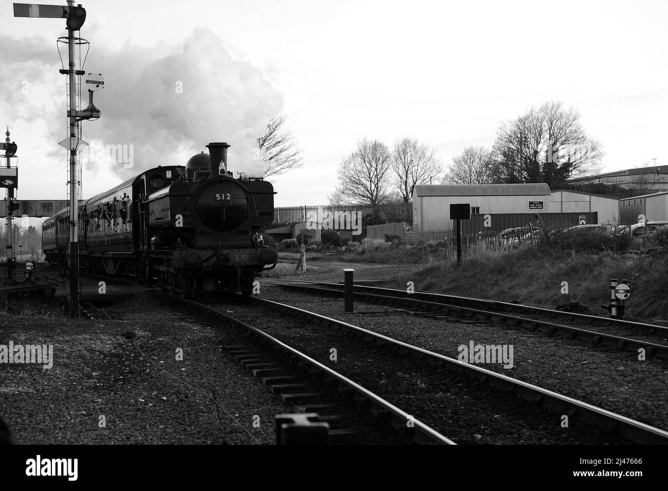 L92 arrivo alla stazione di Kidderminster Town. Foto Stock