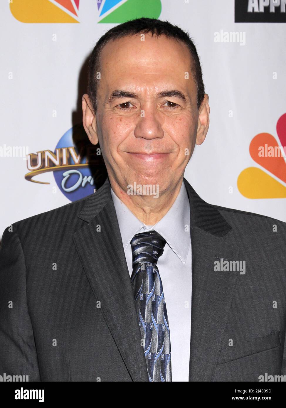 Il 12 aprile 2022 il comico Gilbert Gottfried è scomparso dalla tachicardia ventricolare ricorrente a causa della distrofia Myotonica di tipo II all'età di 67 anni Gilbert Gottfried 'la celebrità apprendista' Live finale Post Show Red Carpet - tenuto alla Trump Tower il 16 febbraio 2015. ©Steven Bergman/AFF-USA.com Foto Stock