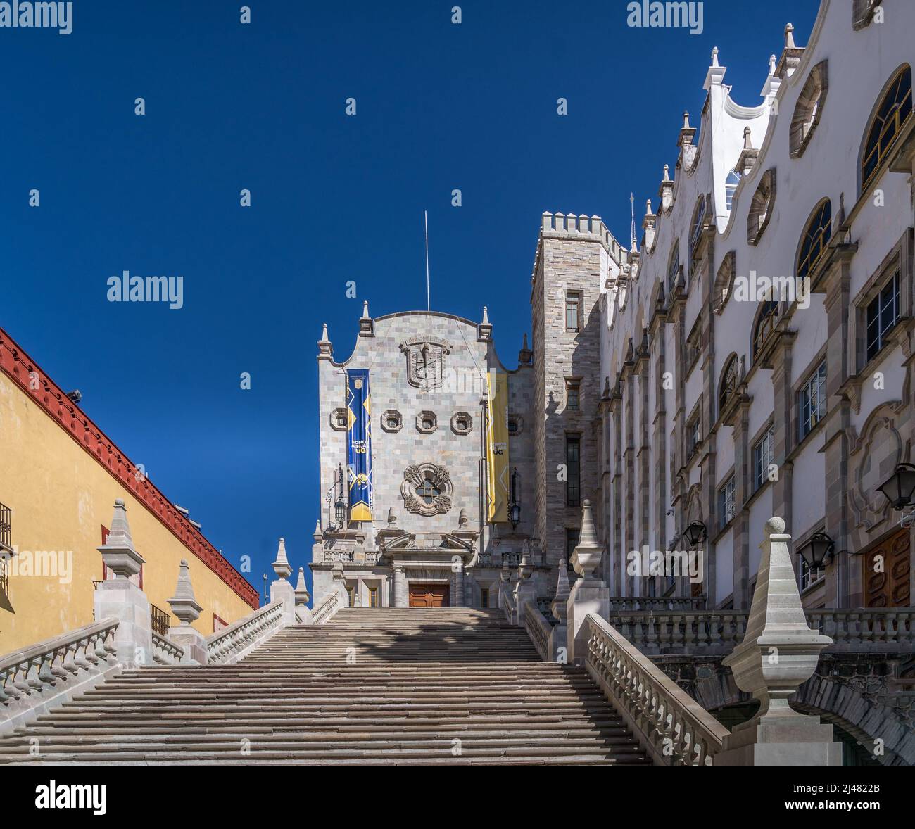 Bellissimo edificio e architettura a San Miguel de Allende e Guanajuato Messico Foto Stock