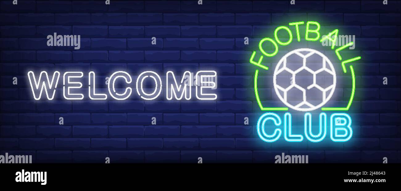 MYZQIFF Segno personalizzato di nome di calcio con luce