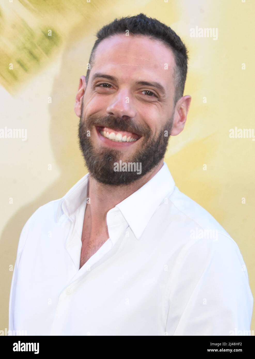 Los Angeles, California, USA 12th Aprile 2022 il regista Pierre Perifel partecipa a Dreamworks Animation presenta lo Screening speciale dei "Bad Guys" al Teatro dell'Ace Hotel il 12 Aprile 2022 a Los Angeles, California, USA. Foto di Barry King/Alamy Live News Foto Stock