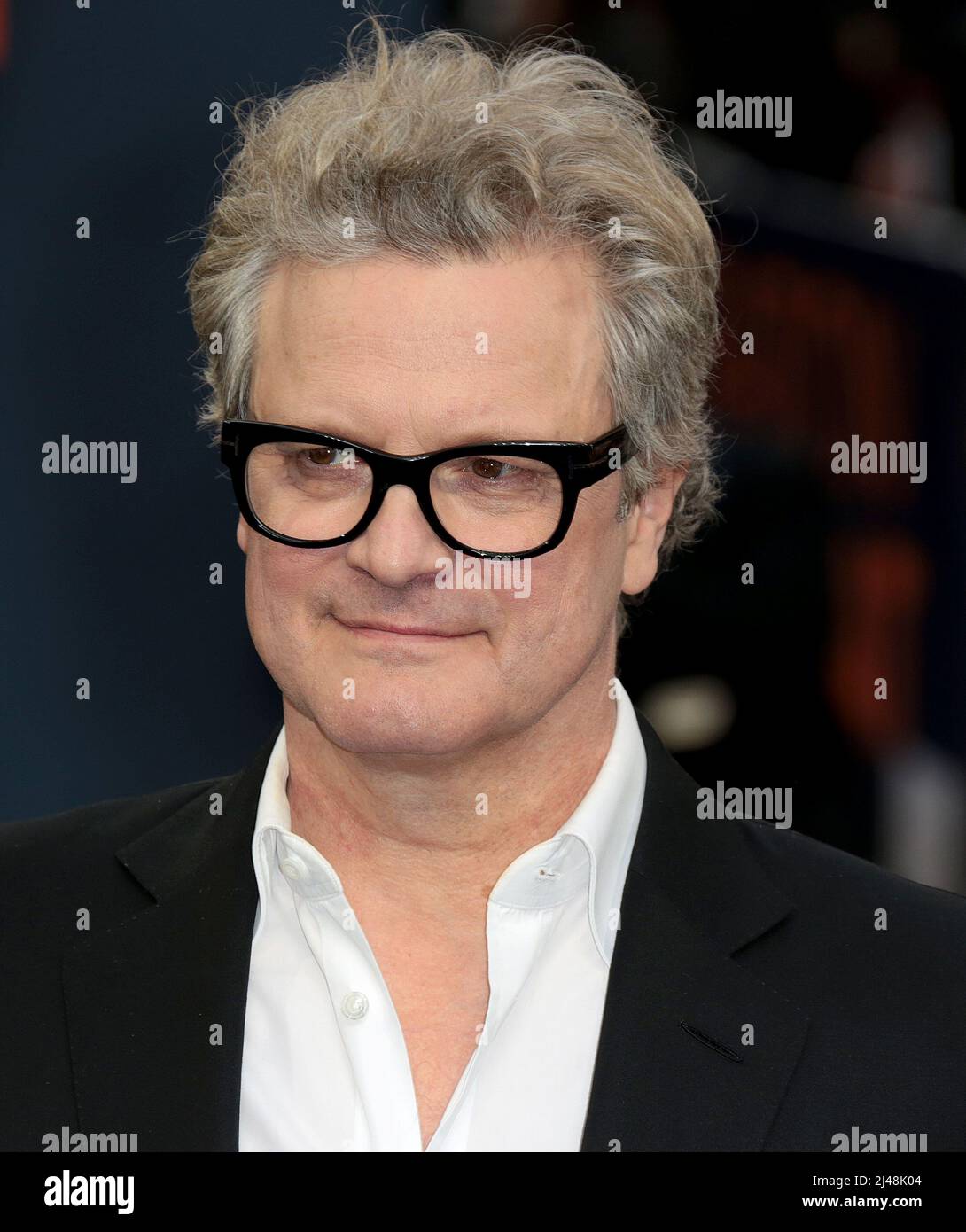 12 aprile 2022 - Londra, Inghilterra, Regno Unito - Colin Firth che partecipa alla prima del film di Operation mincemeat UK, Curzon Mayfair Foto Stock