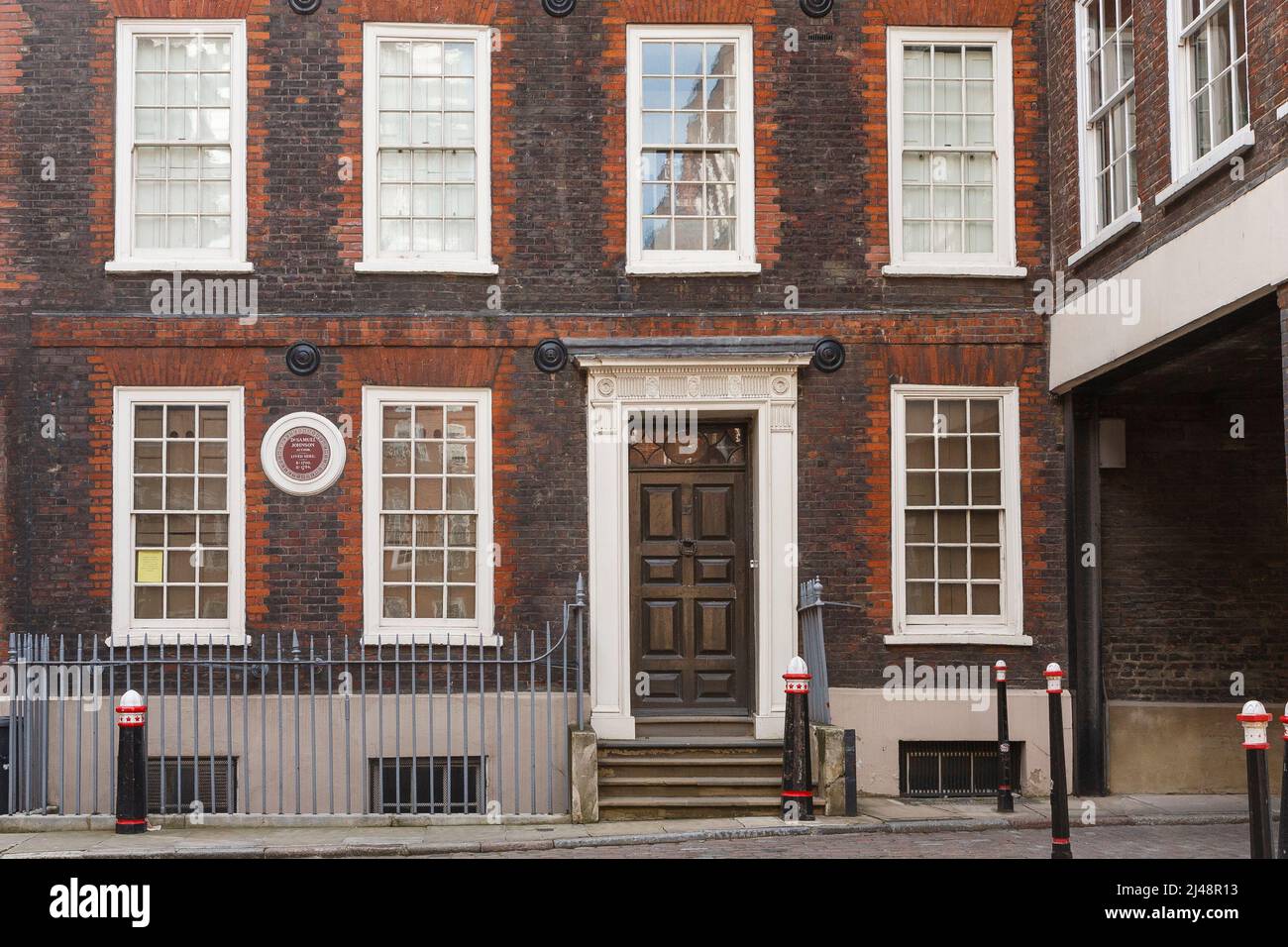 Il Dr. Johnson's House è un museo di cui è stato ex inquilino il 18th-secolo scrittore inglese e lessicolografo Samuel Johnson. Johnson visse e lavorò in Foto Stock