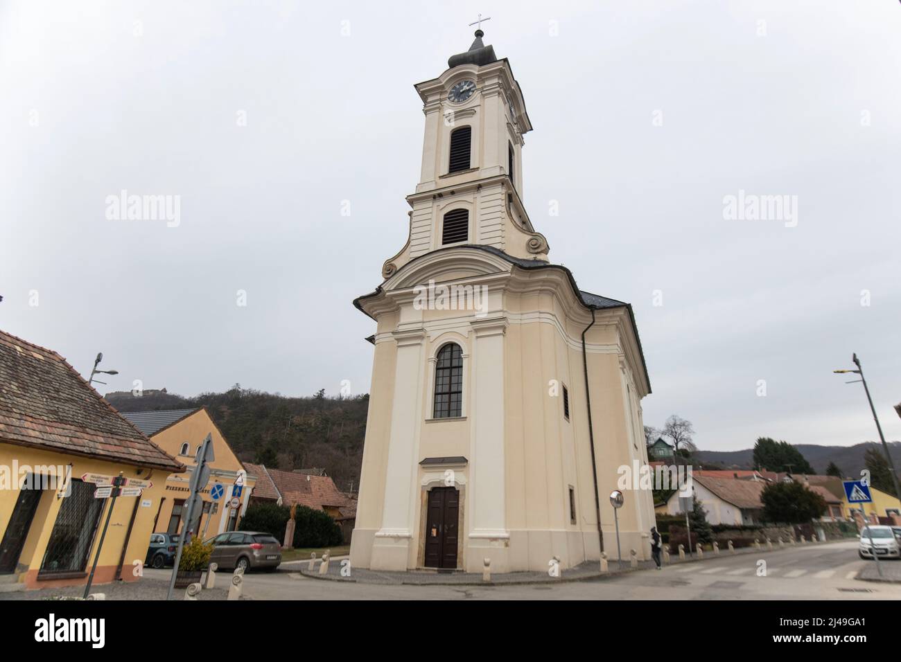 Visegrad: Chiesa di San Giovanni Battista. Ungheria Foto Stock