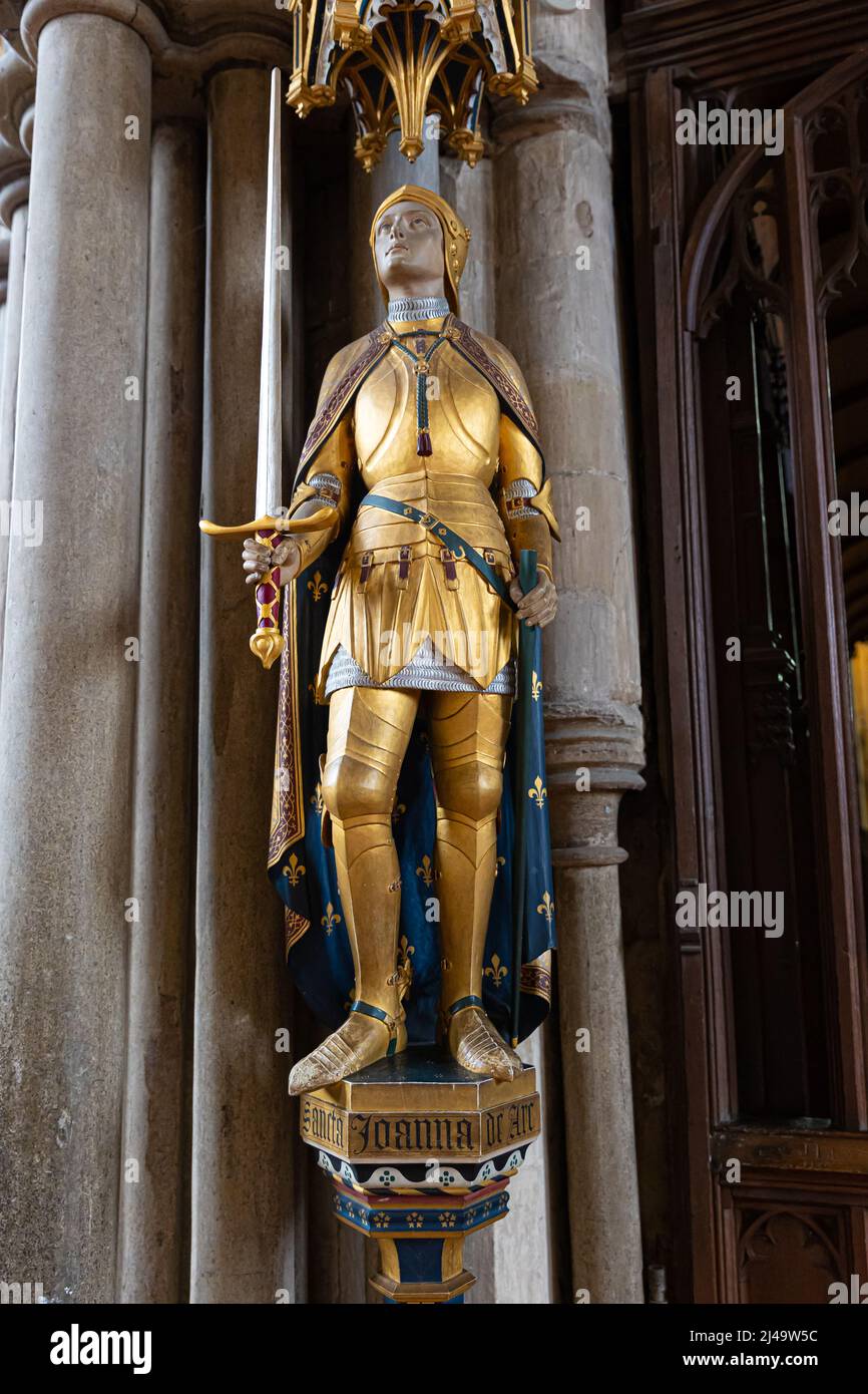 Foto della famosissima Winchester Cathedral in Hampshire Inghilterra . Foto Stock