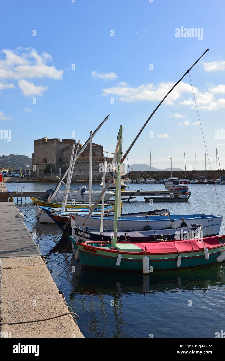 Porto e Fort St Louis du Mourillon Tolone Foto Stock