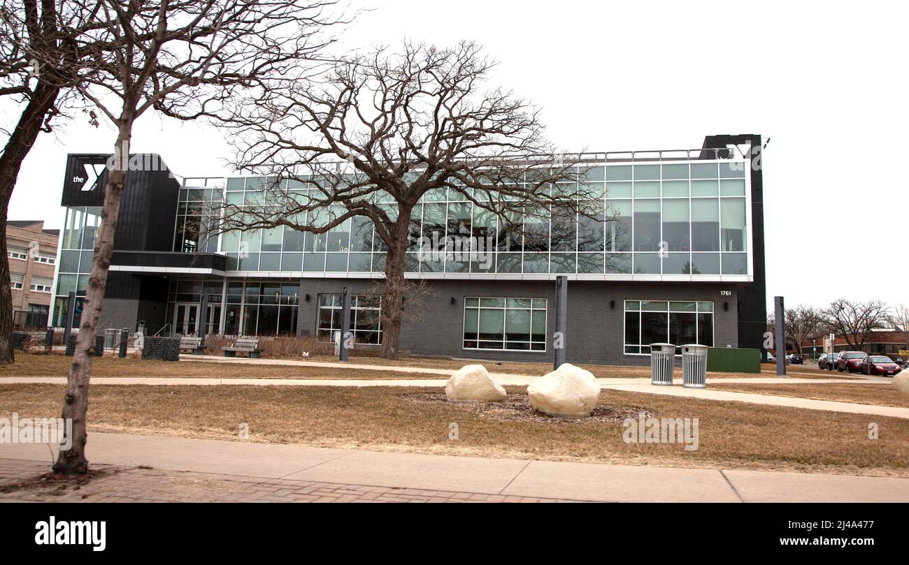 L'edificio YMCA su University Avenue. St Paul Minnesota, Stati Uniti Foto Stock