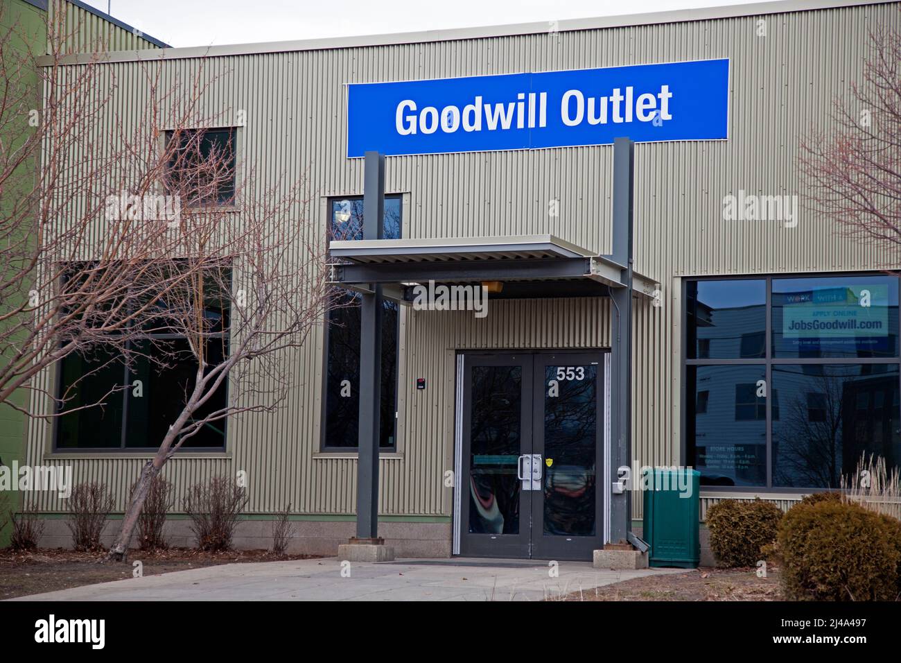 Goodwill Outlet Store per donazioni di famiglie con formazione professionale per disabili e bisognosi. St Paul Minnesota, Stati Uniti Foto Stock