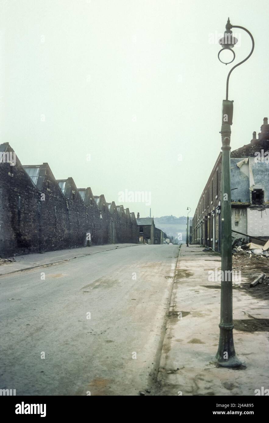 1970s immagini di archivio di Coventry Street Redevelopment, Blackburn, Lancashire. Foto Stock