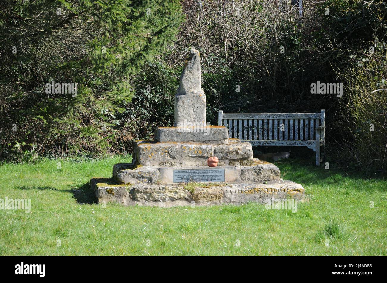War Memorial, Cuddesdon, Oxfordshire Foto Stock