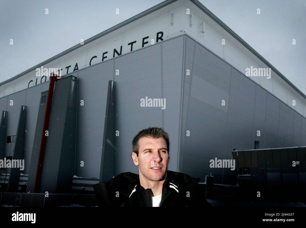 Mike Knoble, hockey Linköping Hockey Club, centro di Cloetta, Linköping, Svezia. Foto Stock