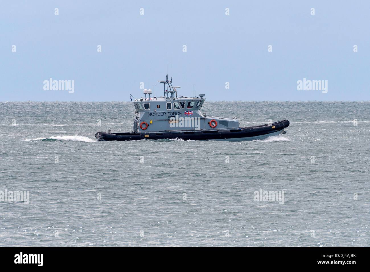 Nimrod è una pattuglia costiera RHIB gestita dalla forza di confine britannica - giugno 2020. Foto Stock