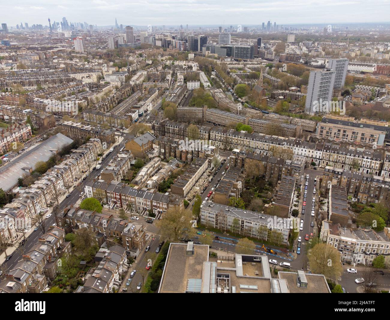 Westbourne Park, Royal Oak e Warwick Avenue, Londra, Inghilterra Foto Stock