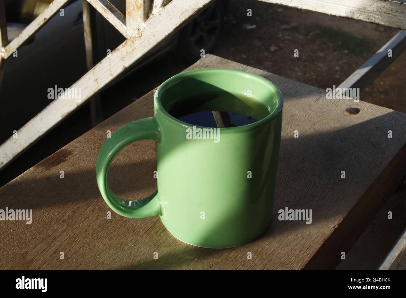 Una tazza di tè nero Foto Stock