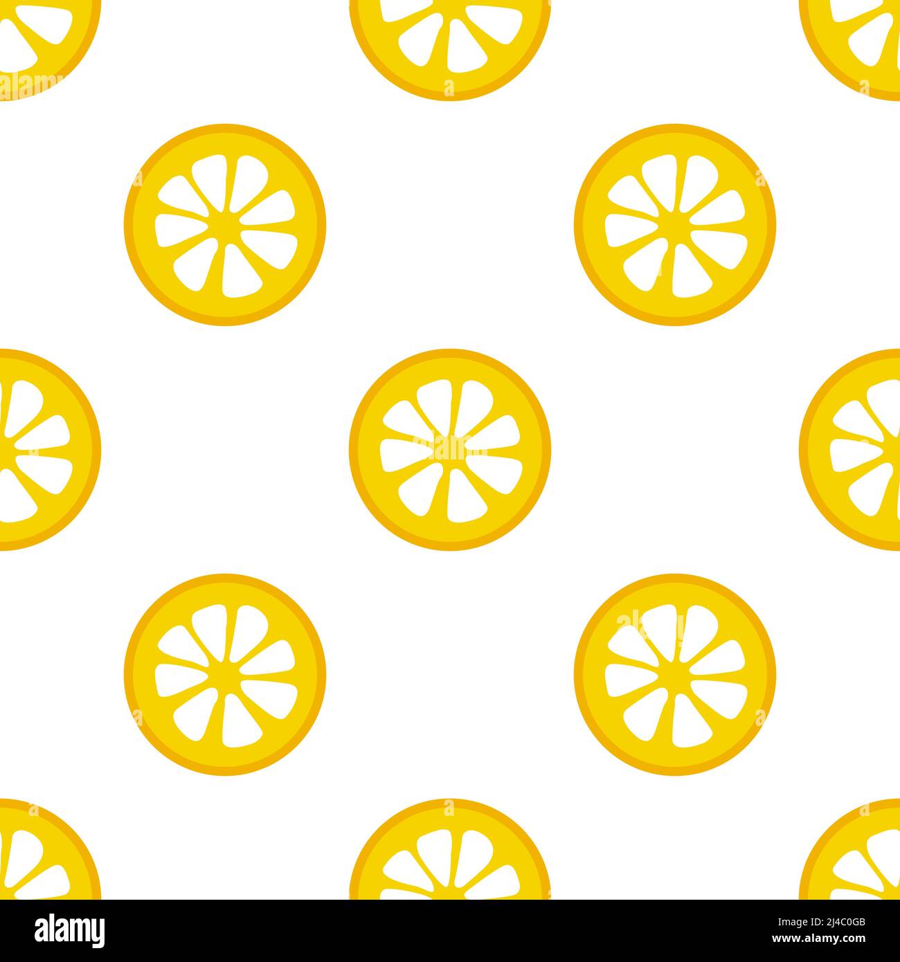 Semi affettato giallo lime o frutta arancione isolato su sfondo bianco è in modo uniforme - illustrazione vettoriale Illustrazione Vettoriale
