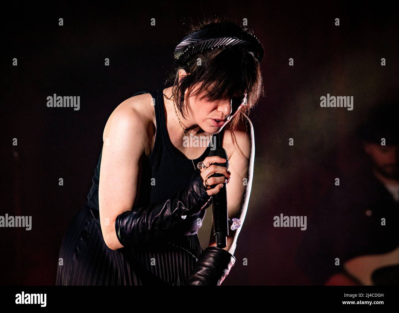 Imelda Maggio, Tour Made to Love, Padiglione delle scogliere, Southend-on-Sea, Essex © Clarissa Debenham / Alamy Foto Stock