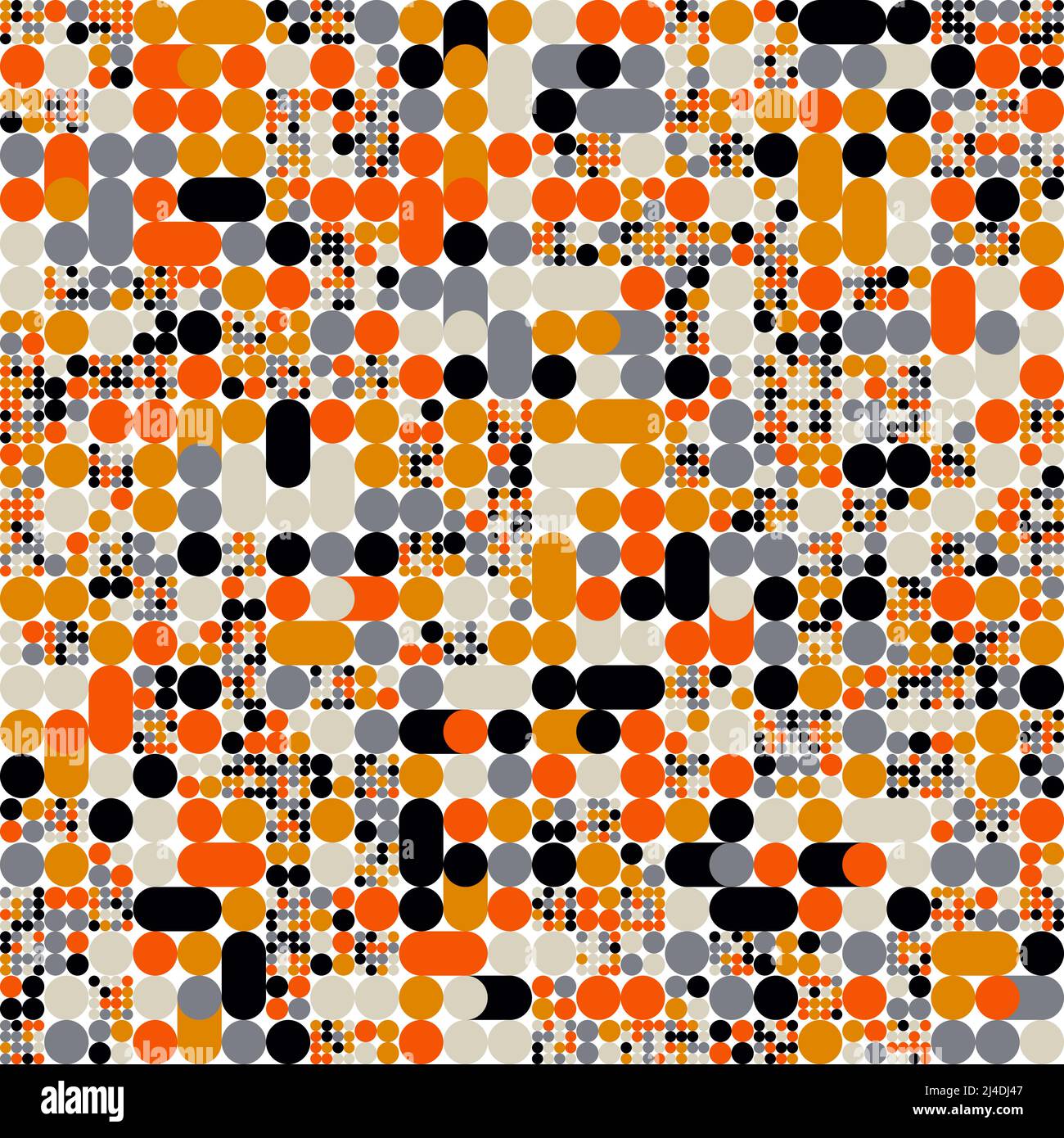 Grafica vettoriale ispirata all'arte minimale realizzata con elementi e forme geometriche astratte. Grafica di design geometrico per poster, copertina, arte, regalo Illustrazione Vettoriale