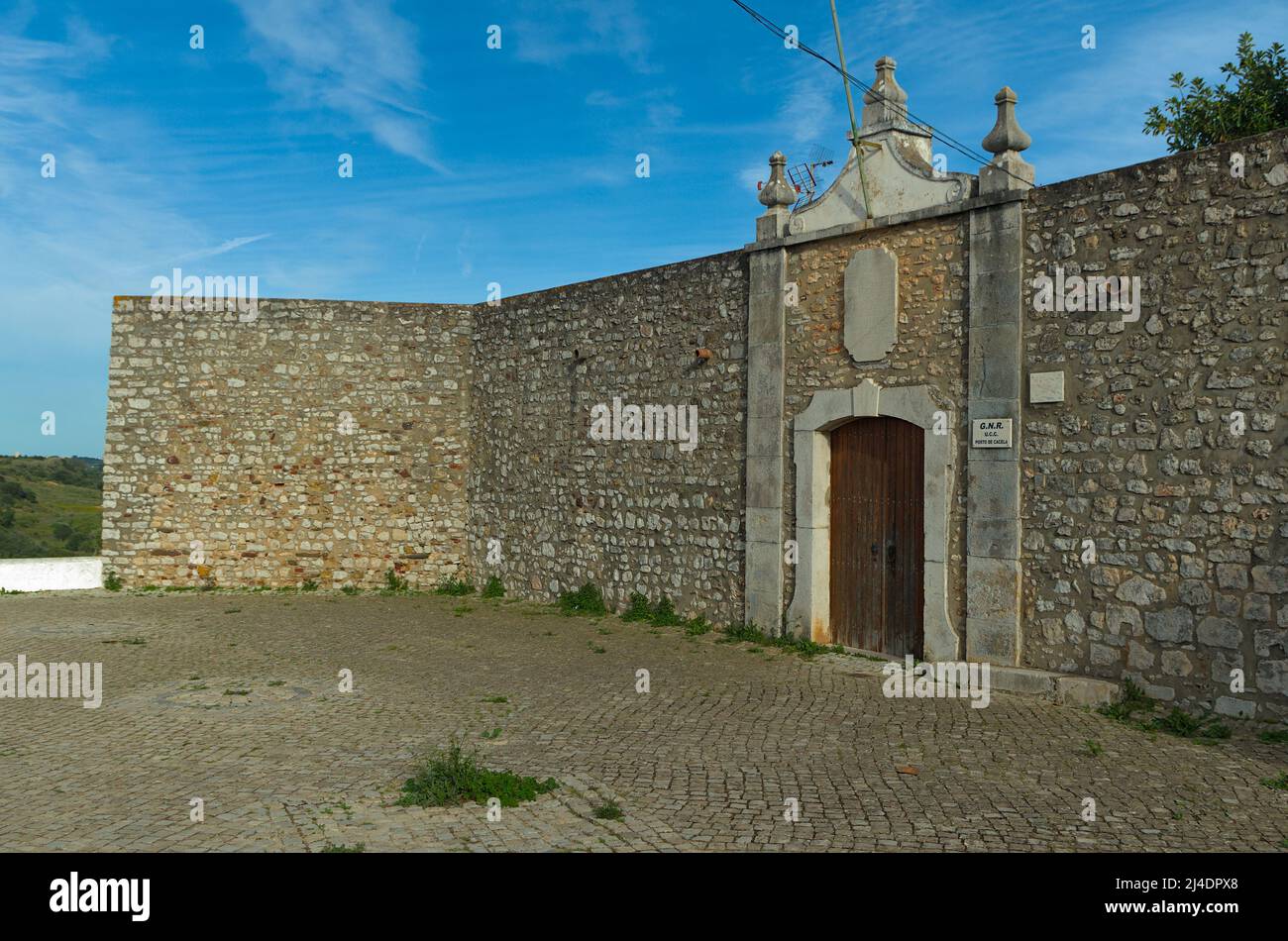 Fortezza antica di Cacela Velha in Algarve, Portogallo Foto Stock