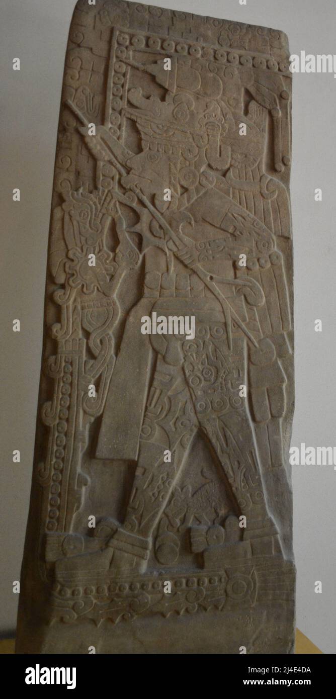 Pietra di Huilocintla, a nord di Veracruz Museo Nacional de Antropologia Foto Stock