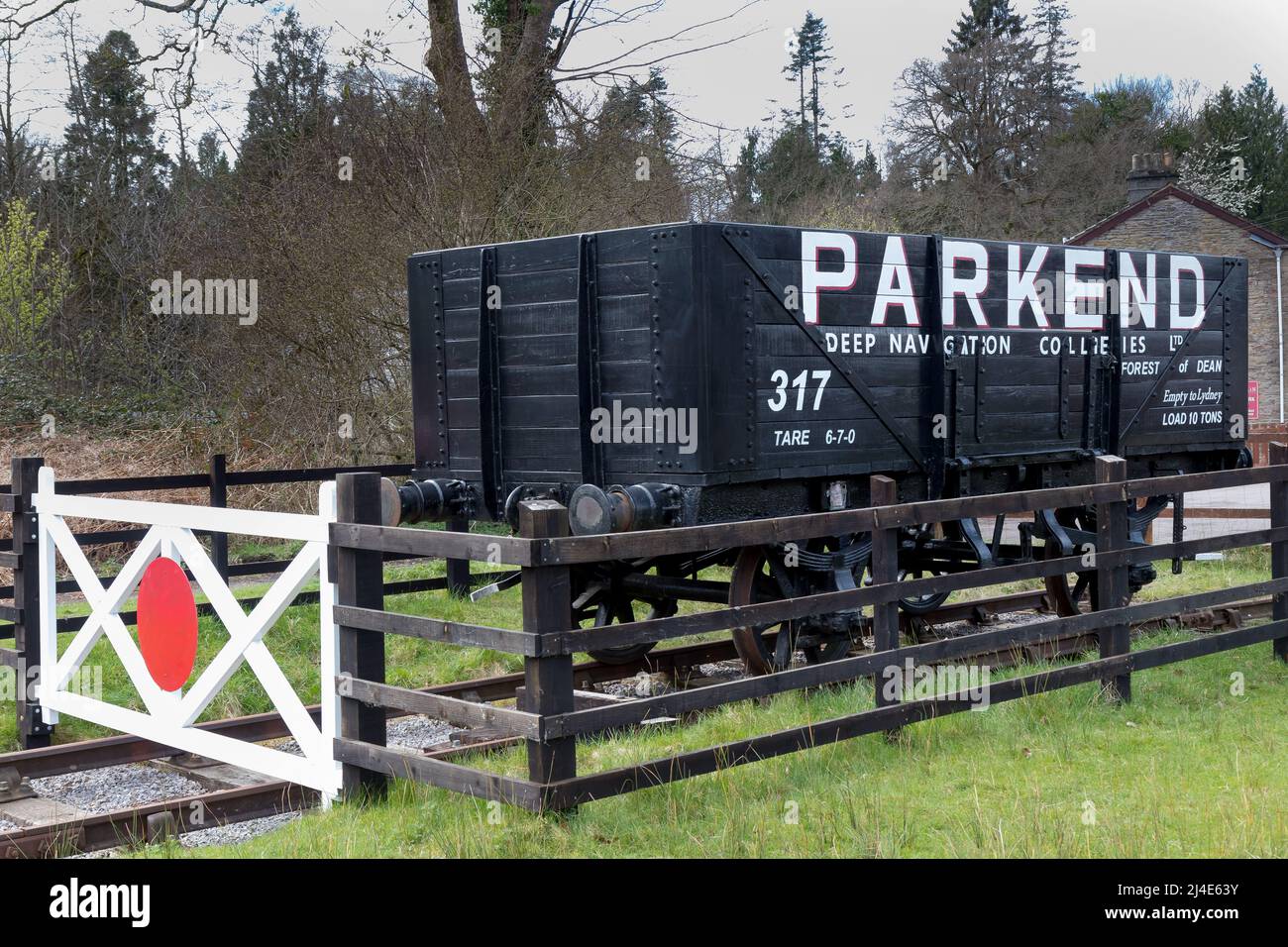 Dean Forest Railway, Parkend, Forest of Dean, Gloucestershire. Foto Stock