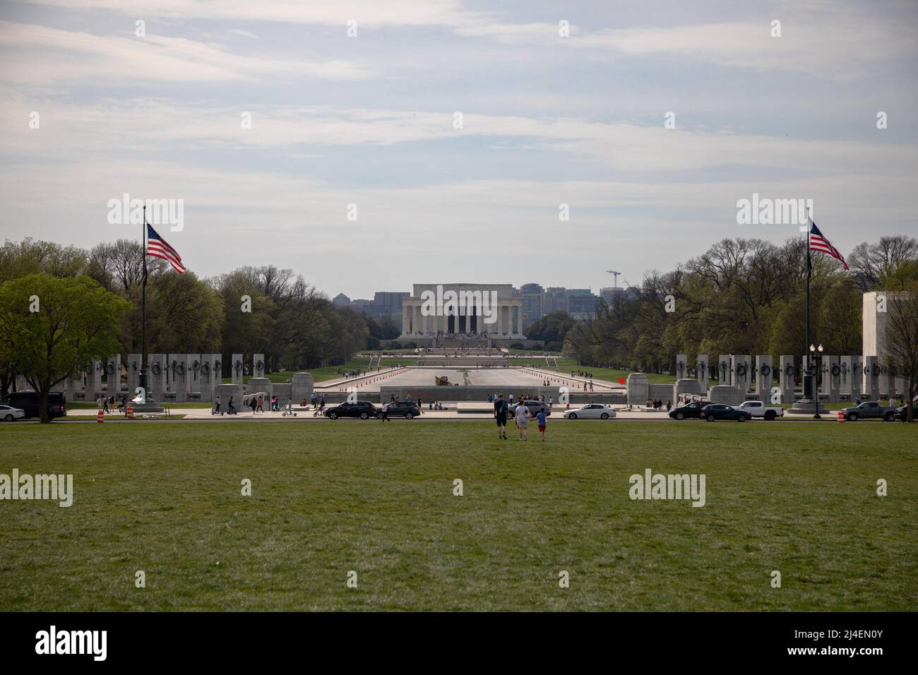 Il Lincoln Memorial a Washington DC Foto Stock