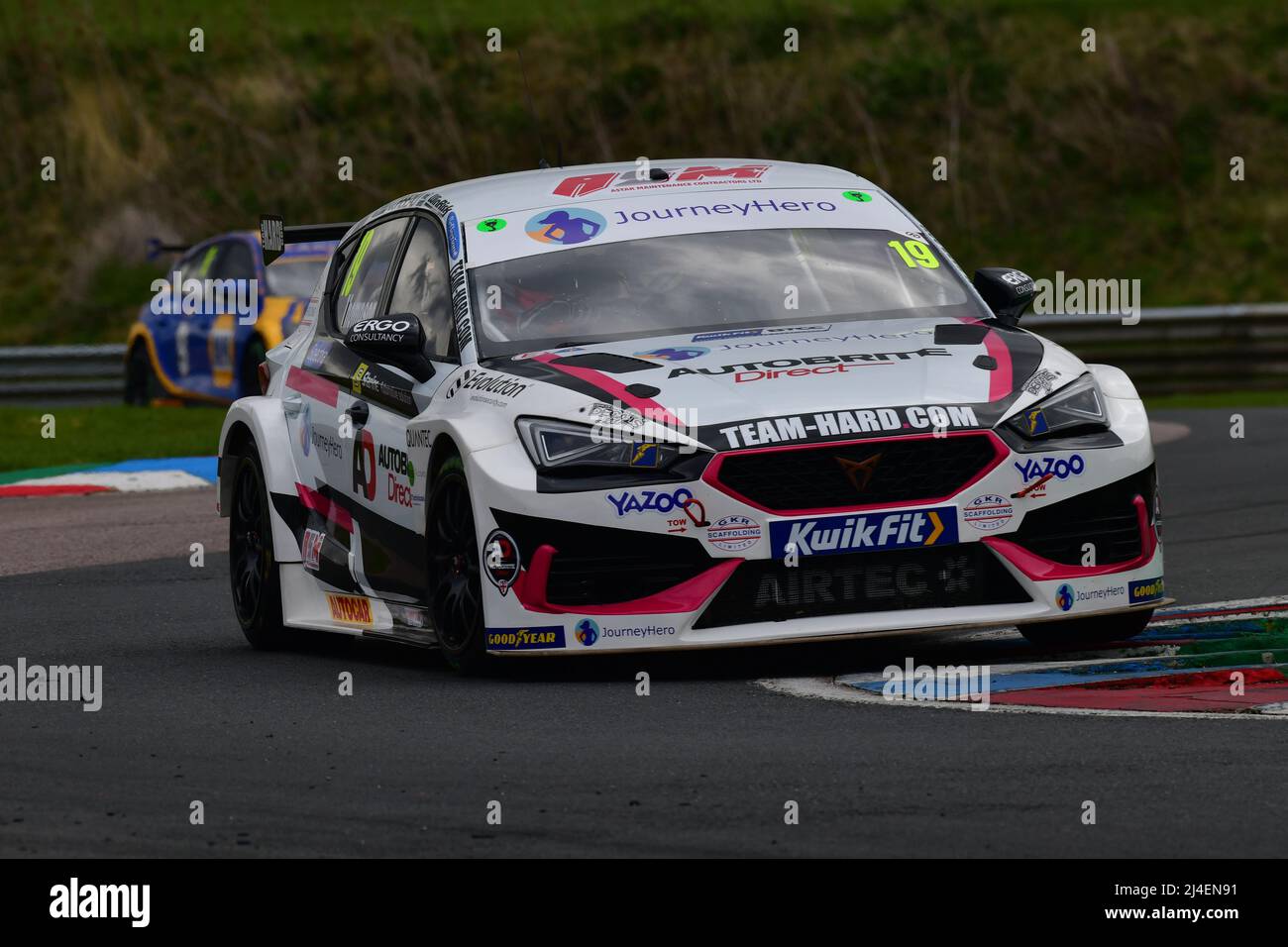 Bobby Thompson, Cupra Leon, Btcc torna in azione in preparazione per la stagione di gara 2022, Btcc, British Touring Car Championship, Launch Day A. Foto Stock