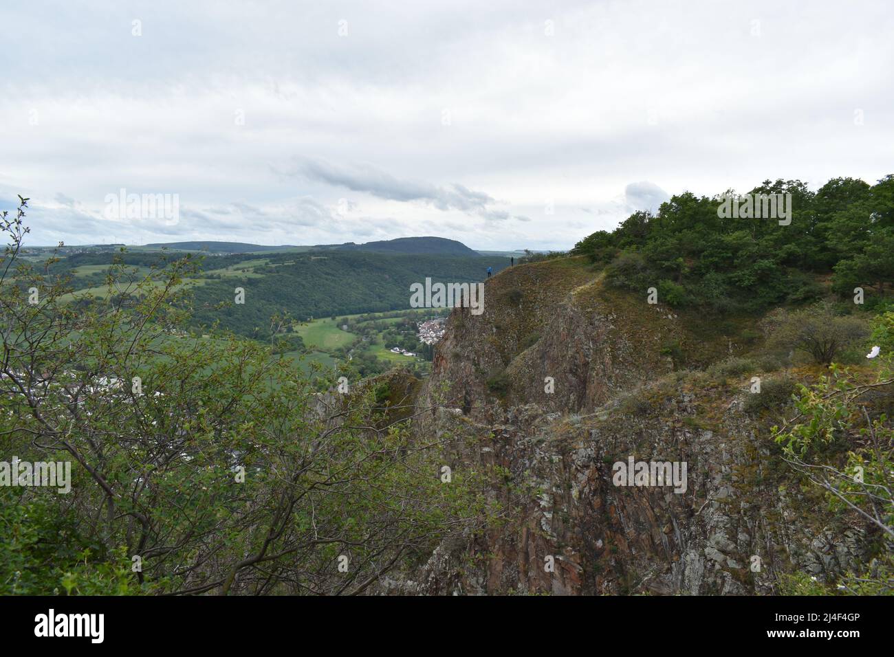 Rotenfels, Felsmassiv, Fluss, Nahe, Steilhang, Klippe, Klettern, gefährlich, Steil, Felsformation, Schroff, Geologie, Felswand, Gestein Foto Stock