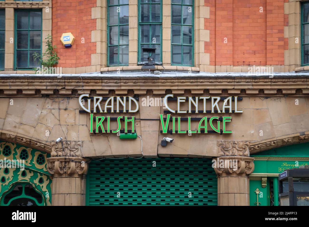 Grand Central Irish Village, Liverpool Foto Stock