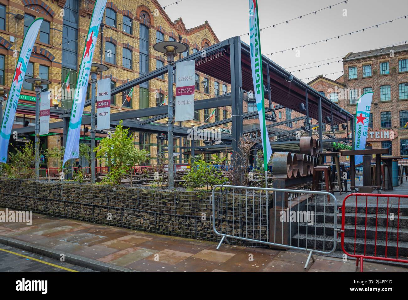 Liverpool Concert Square Foto Stock