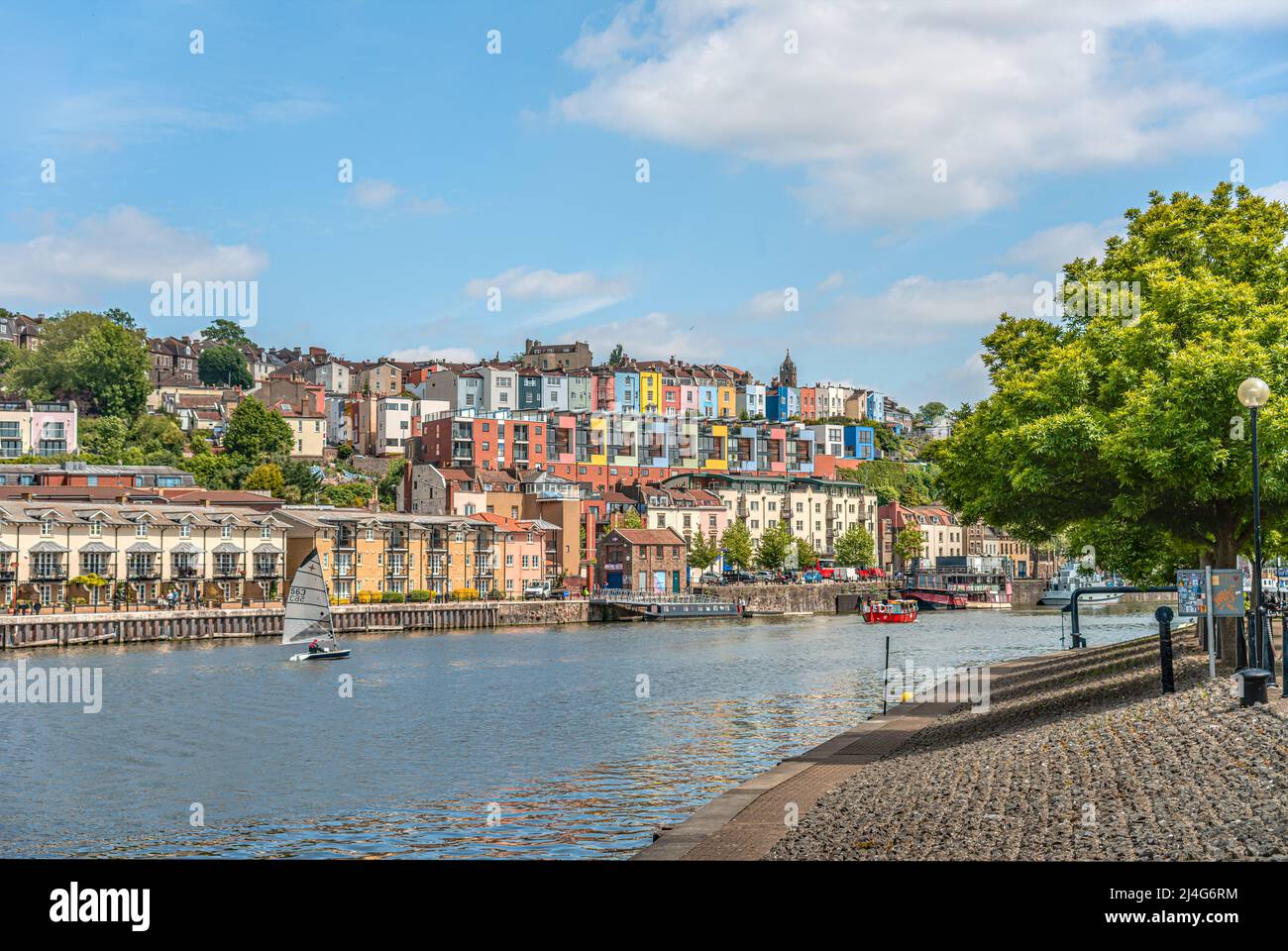 Sfilata nel porto di Floating Harbour, Somerset, Inghilterra, Regno Unito Foto Stock