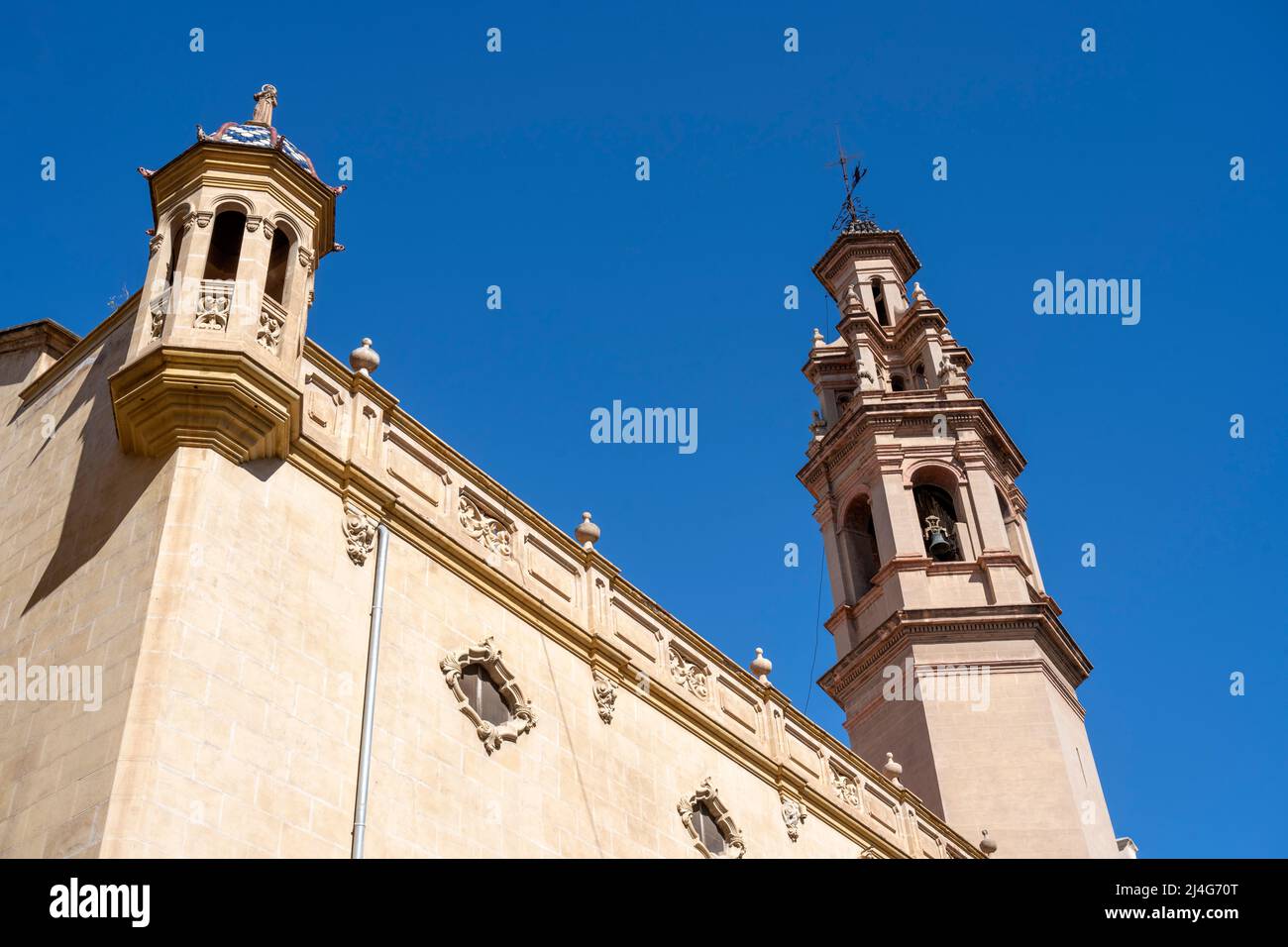 San Antonio, Valencia, Carrer de Navellos, Iglesia de San Lorenzo (Església de Sant Llorenc) Foto Stock