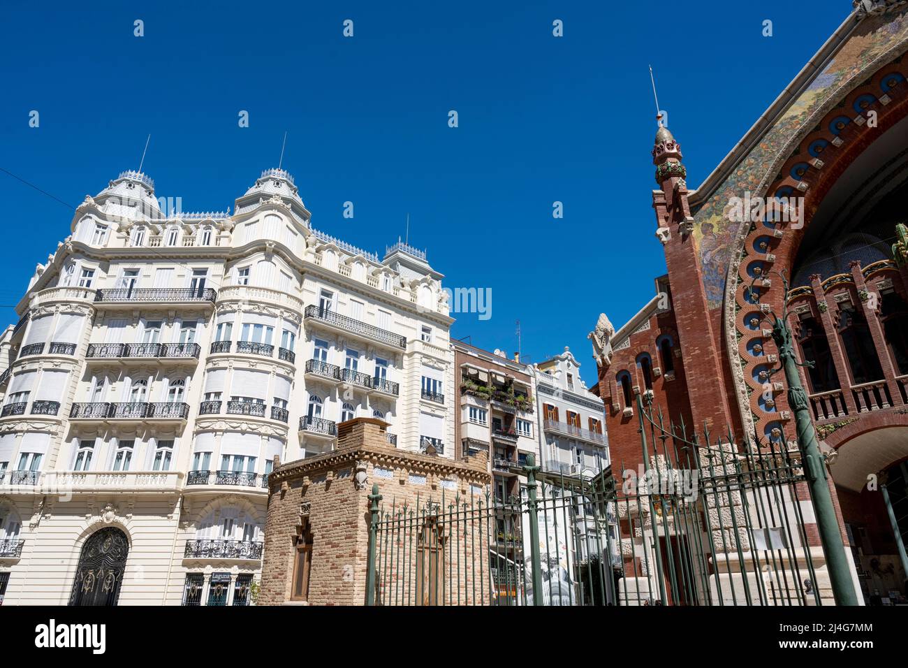 Spagnolo, Valencia, Mercado de Colón, Foto Stock