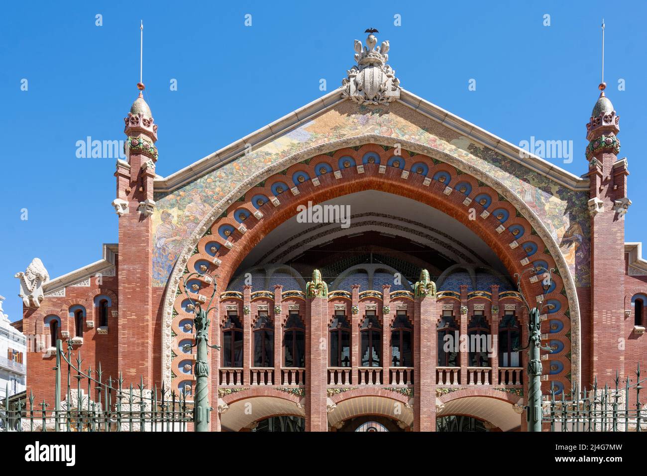 Spagnolo, Valencia, Mercado de Colón Foto Stock