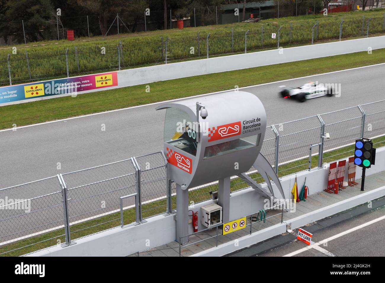 Storica vettura di Formula 1 che partecipa alla gara Masters Racing Legends al Circuit de Barcelona, Catalogna, Spagna il 3/4/2022 Foto Stock