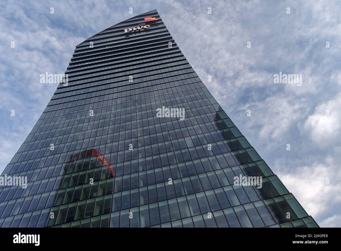 Torre Libeskind o Torre PwC, chiamata anche il Curvo, Milano Foto Stock
