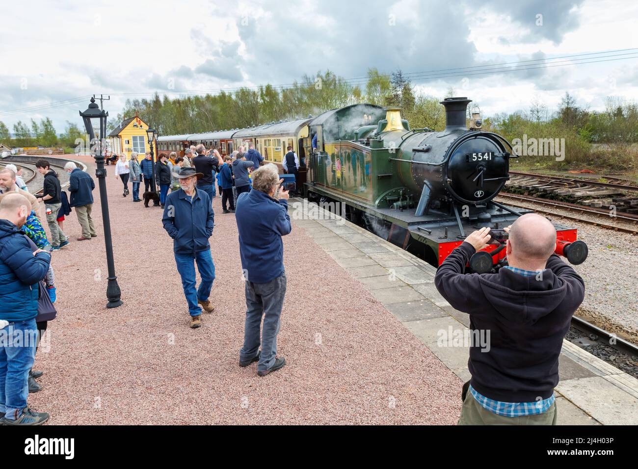 Dean Forest Railway, Forest of Dean, Gloucestershire. Foto Stock