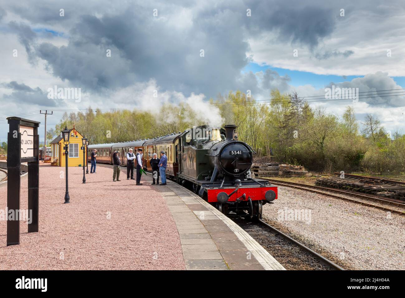 Dean Forest Railway, Forest of Dean, Gloucestershire. Foto Stock