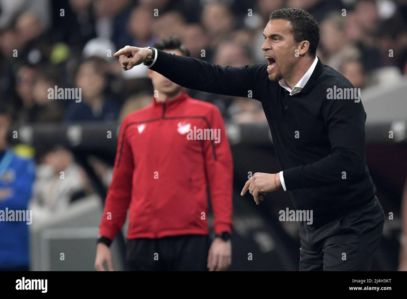 ISTANBUL - Besiktas JK allenatore Valerien Alexandre Ismael durante la partita turca Superliga tra Besiktas AS e Aytemiz Alanyaspor al Vodafone Park il 9 aprile 2022 a Istanbul, Turchia. ANP | altezza olandese | Gerrit van Keulen Foto Stock