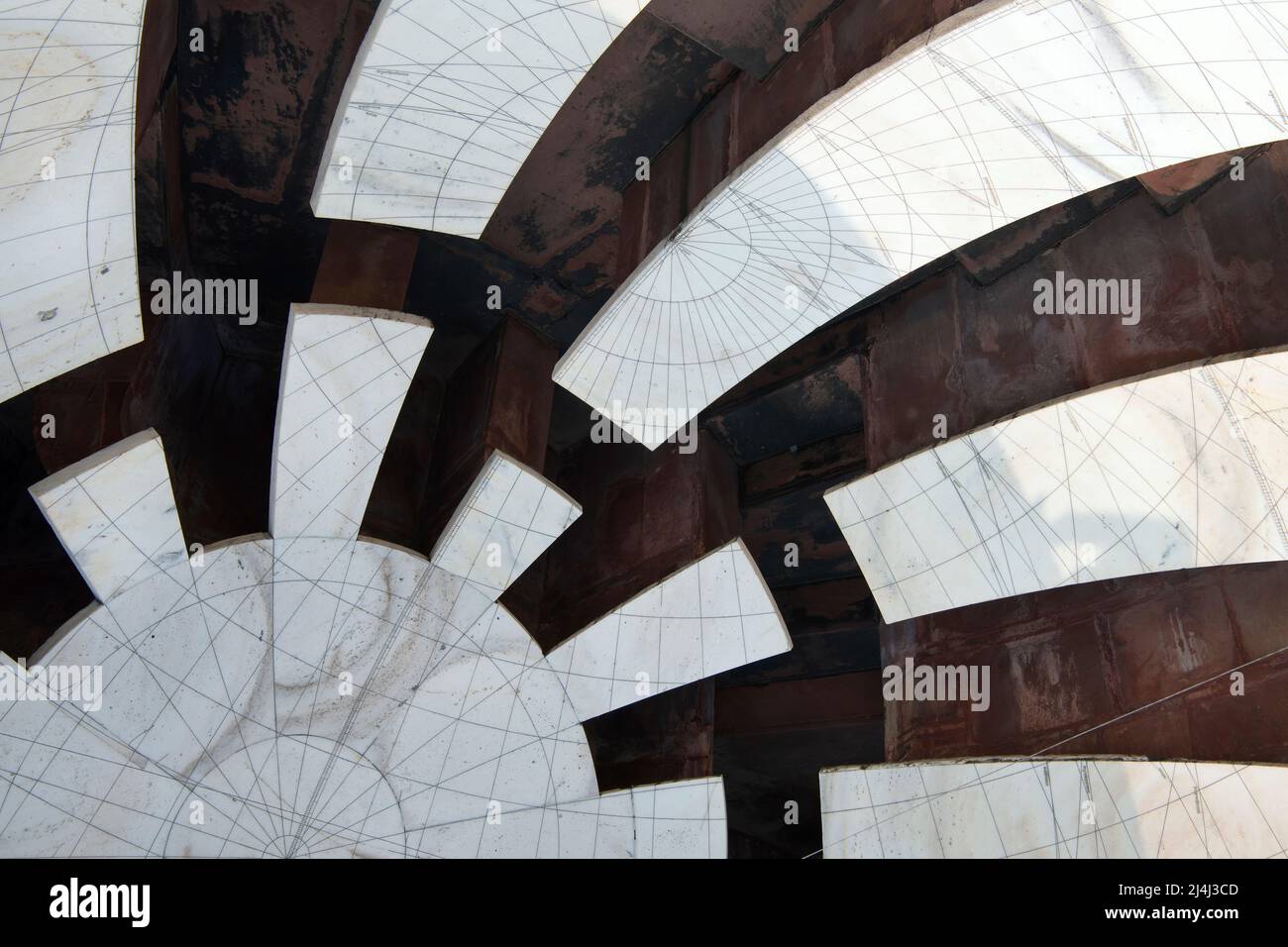 L'immagine di strumento astronomico di Jantar Mantar a Jaipur, rajasthan, India Foto Stock