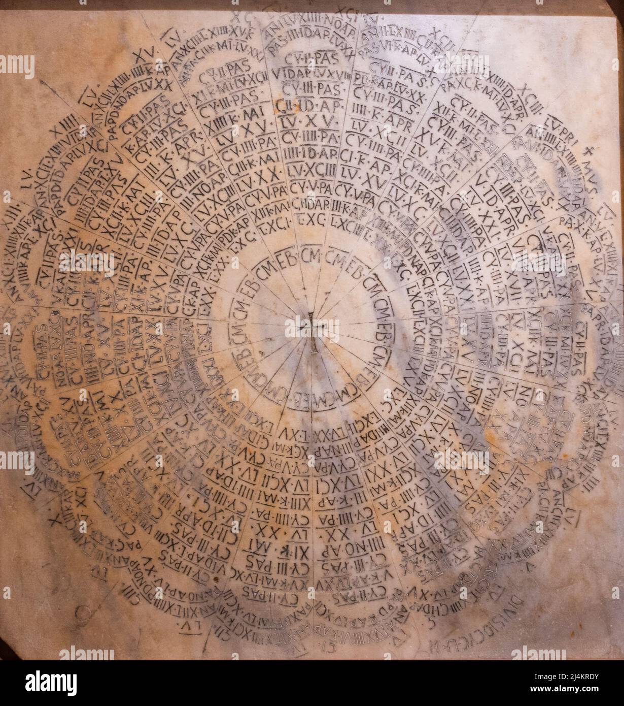 Ravenna, Italia, 31 agosto 2021: Interno del museo arcivescovile nella città italiana Ravenna. Foto Stock