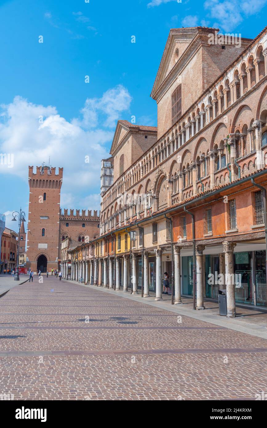 Ferrara, Italia, 31 agosto 2021: Corso porta Reno nel comune di Ferrara  Foto stock - Alamy