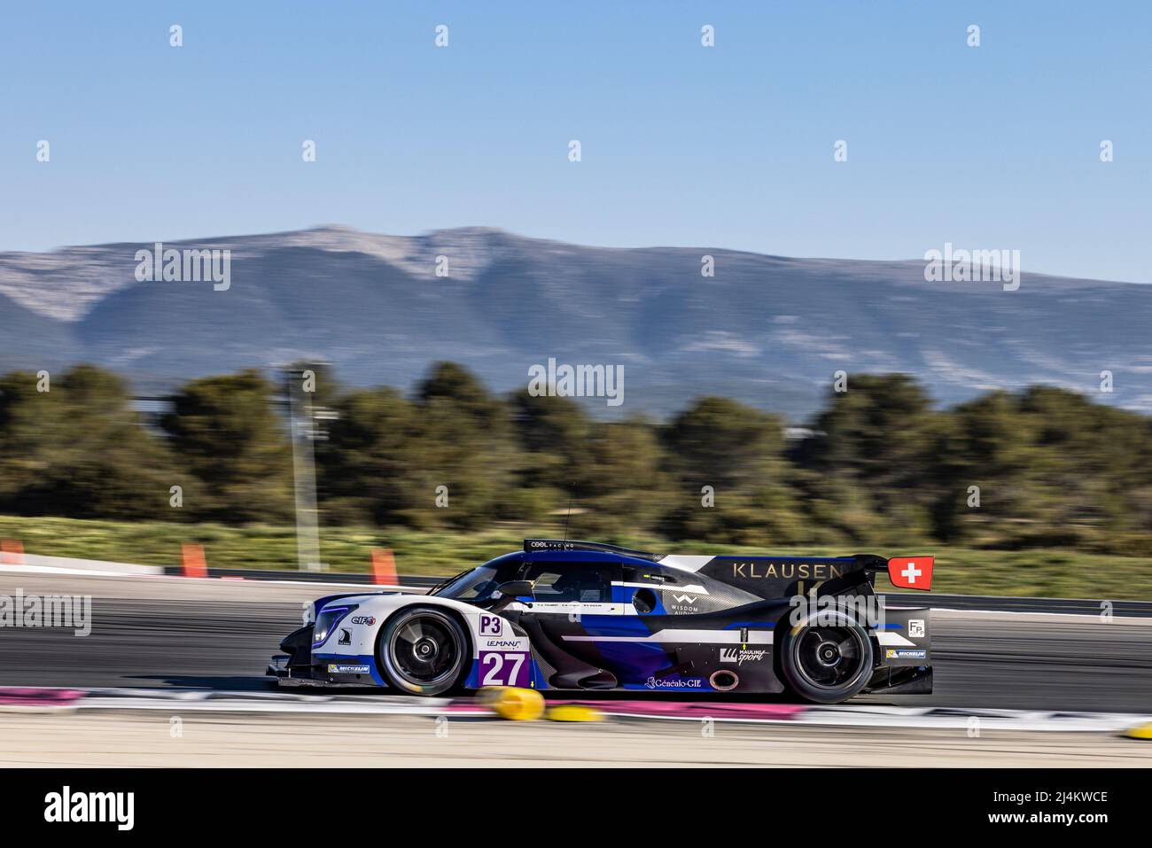 27 DOQUIN Antoine (fra), FOUBERT Jean-Ludovic (fra), MAULINI Nicolas (swi), Cool Racing, Ligier JS P320 - Nissan, in azione durante la 2022 ELMS European le Mans Series 4 ore di le Castellet sul circuito Paul Ricard dal 16 al 18 aprile, Francia - Foto Marc de Mattia / DPPI Foto Stock