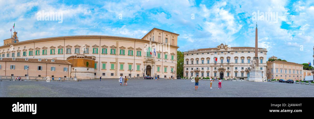 Roma, 4 ottobre 2021: Palazzo del Quirinale nella capitale italiana Roma Foto Stock