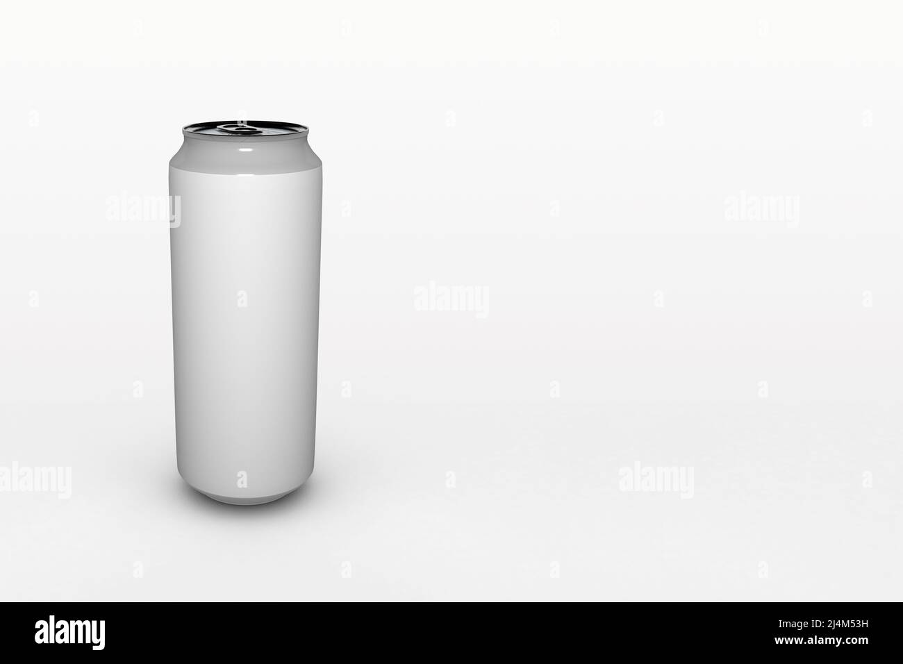 50 cl possono essere isolati su sfondo bianco con spazio di copia da utilizzare per progetti mockup. Foto Stock