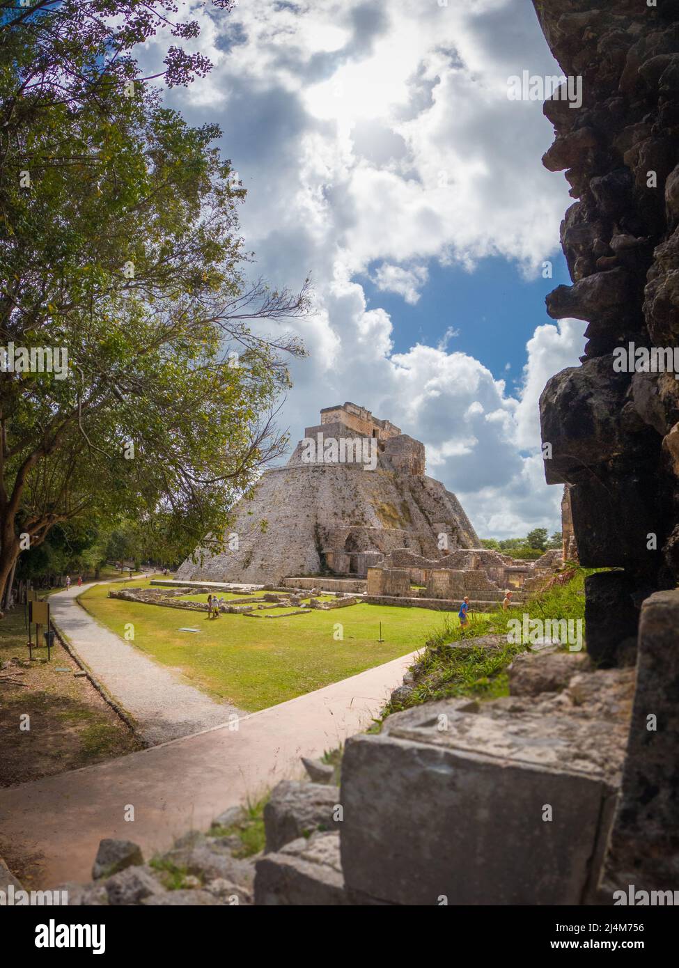 rovine di uxmal a yucatan, messico Foto Stock