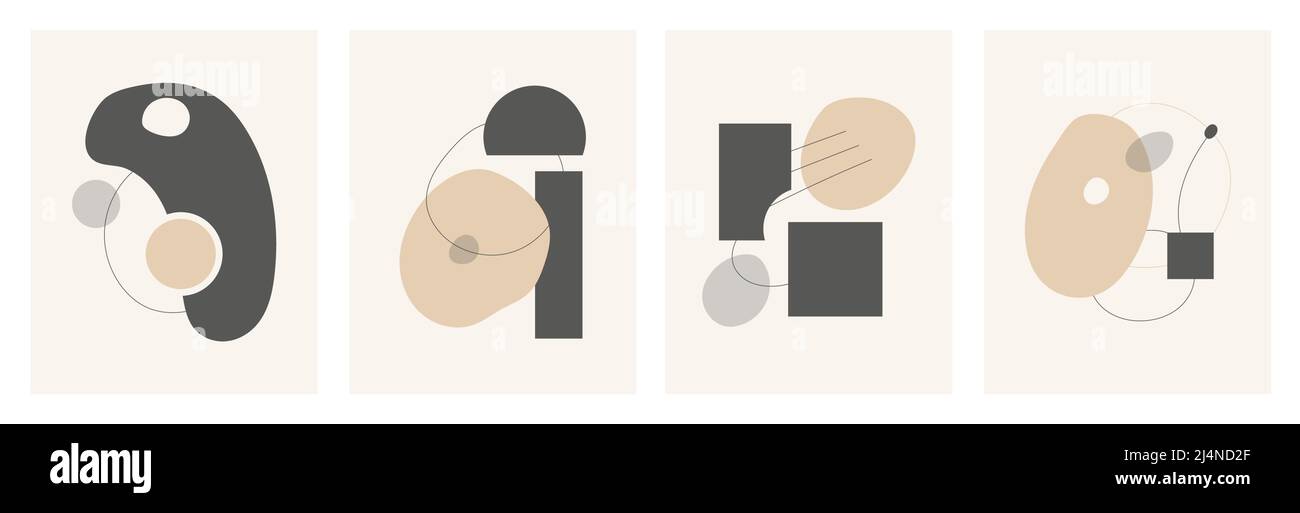 Grande serie di copertine di evidenziazione vettoriali. Illustrazione Vettoriale