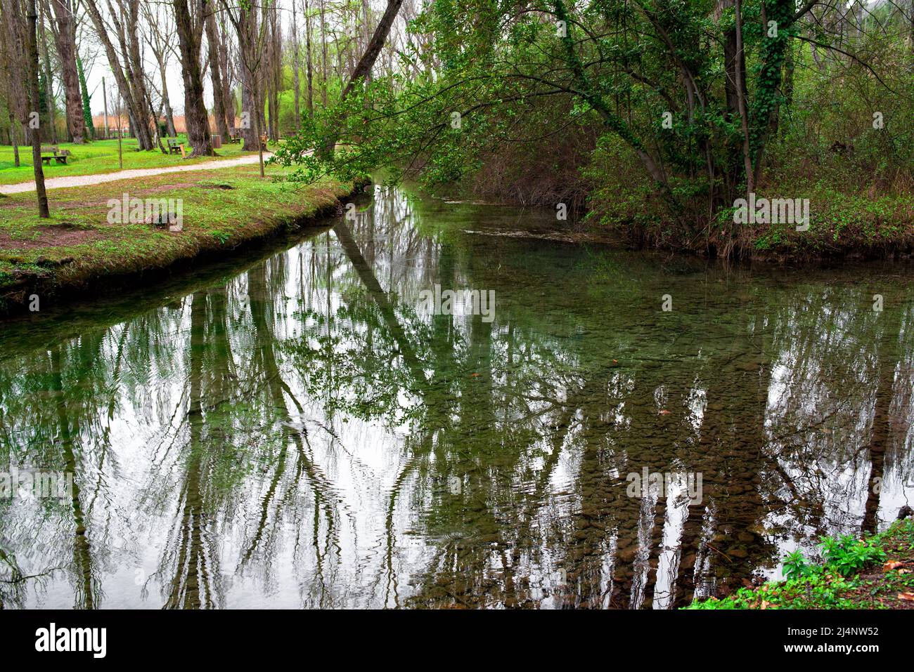 Clitumnus Springs Foto Stock