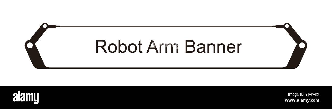 Icona braccio macchina robot, illustrazione vettoriale Illustrazione Vettoriale
